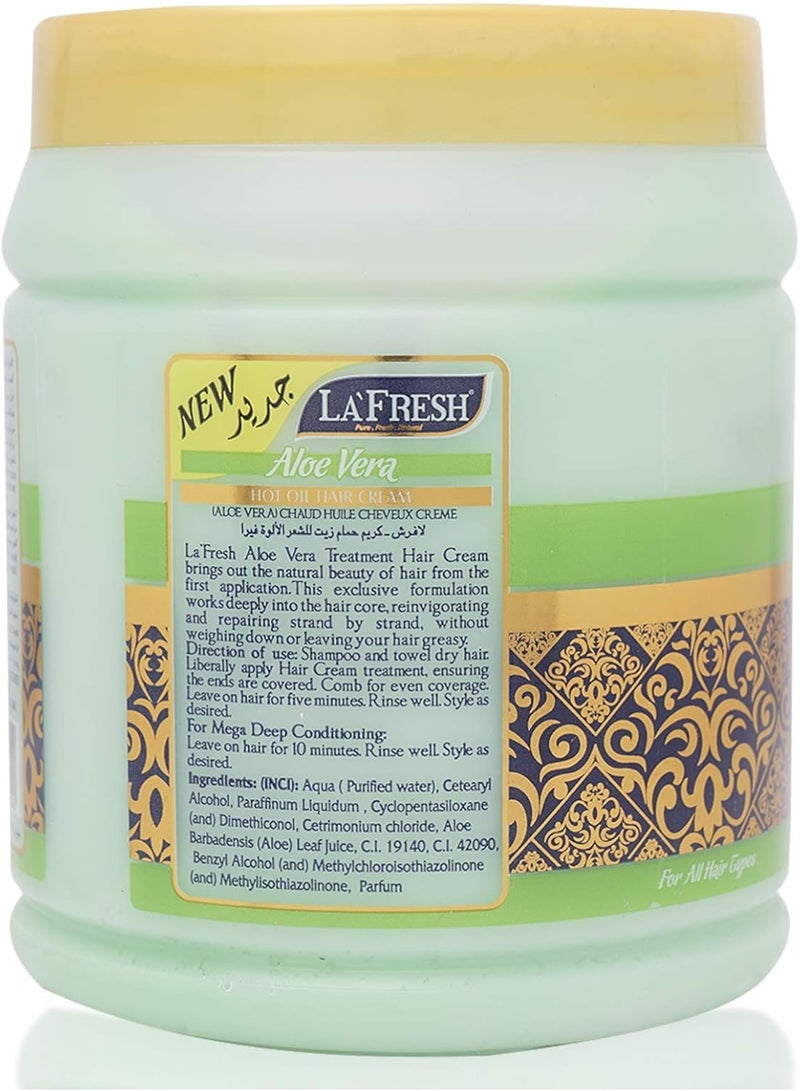 LAFRESH Aloe Vera Hot Oil Hair Cream 1000G - Image 2