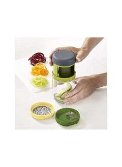 Hand Held Vegetable Slicer Spiralizer, Spaghetti Noodle Food Maker Spiraliser- Multi functional vegetable cutter three in one Green - pzsku/Z8B1273464485A7AA4632Z/45/_/1740831011/f196a1da-fe86-4500-a8d6-5663d24d4ab4