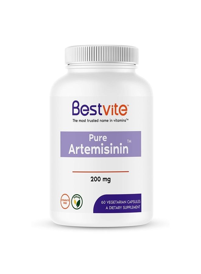 BESTVITE أرتيميسين 200 ملغ (60 كبسولة نباتية) - بدون ستيرات - بدون عوامل تدفق - Image 1