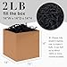 Corlcol 2LB Crinkle Cut Paper Shred Filler for Bag Gift Box Basket Confetti Paper Shreded Stuffing Decoration for Valentines Day Holiday PartyBlack - Image 2
