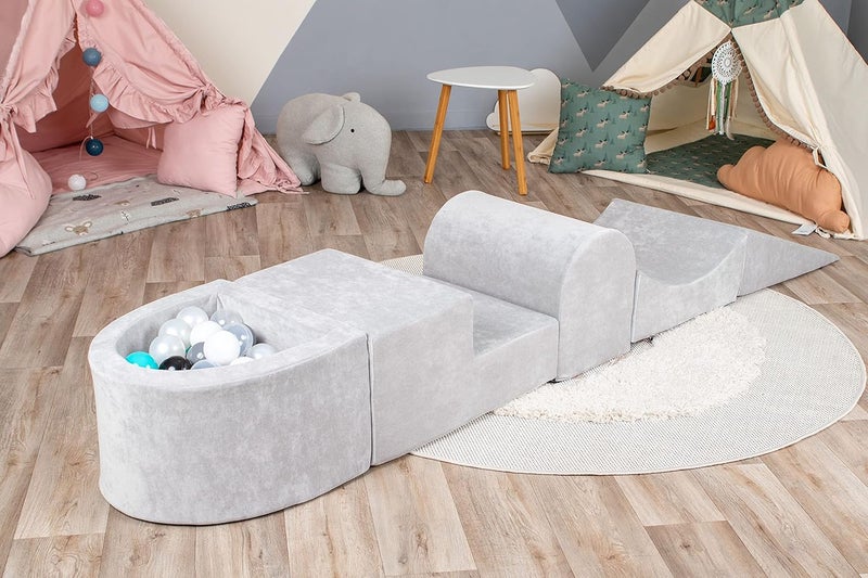 Delsit Activity Blocks Chenille in Grey