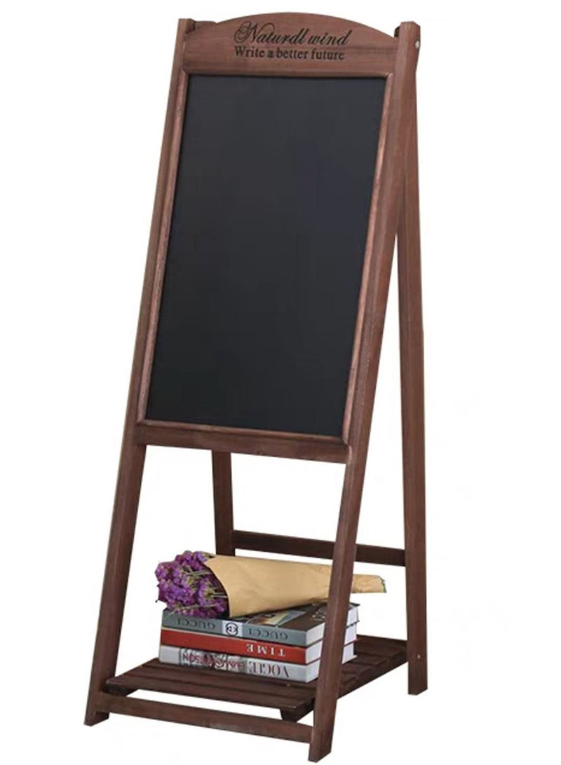 FFD Blackboard Hand Writing Drawing board with Flower Stand Chalk Board For Restaurant Menu Wedding Party Arts & Crafts Drawing Greetings  - Image 3
