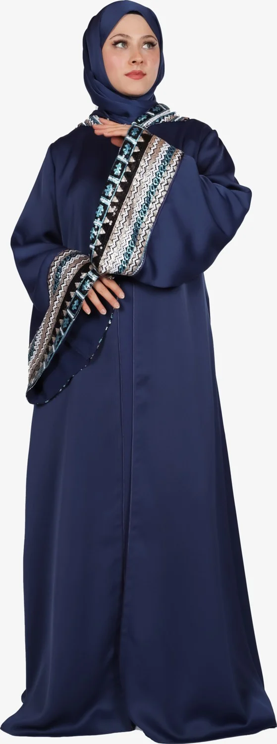 Harika Wear High Quality Navy Blue Princess Abaya