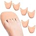 Zhanmai 6 Pcs Toe Cover Protectors for Women Silicone Toe Pouch Caps Gel Pads Pointe Shoes Protectors Gel Ballet Dance Sock Pads with Breathable Hole for Ball of Foot MetatarsalBeige - Image 1