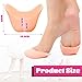 Zhanmai 6 Pcs Toe Cover Protectors for Women Silicone Toe Pouch Caps Gel Pads Pointe Shoes Protectors Gel Ballet Dance Sock Pads with Breathable Hole for Ball of Foot MetatarsalBeige - Image 4