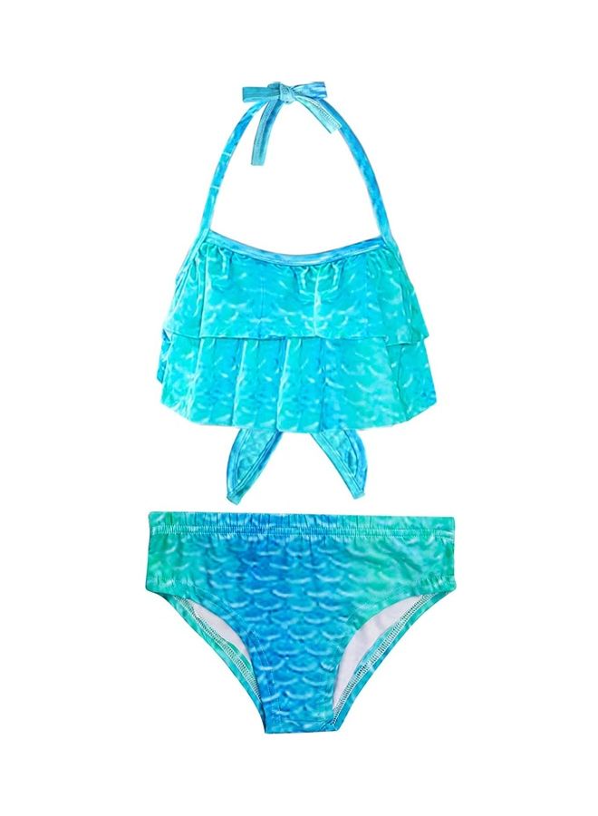 Loquat 3-Piece Mermaid Swimming Costume Set 140cm - Image 2