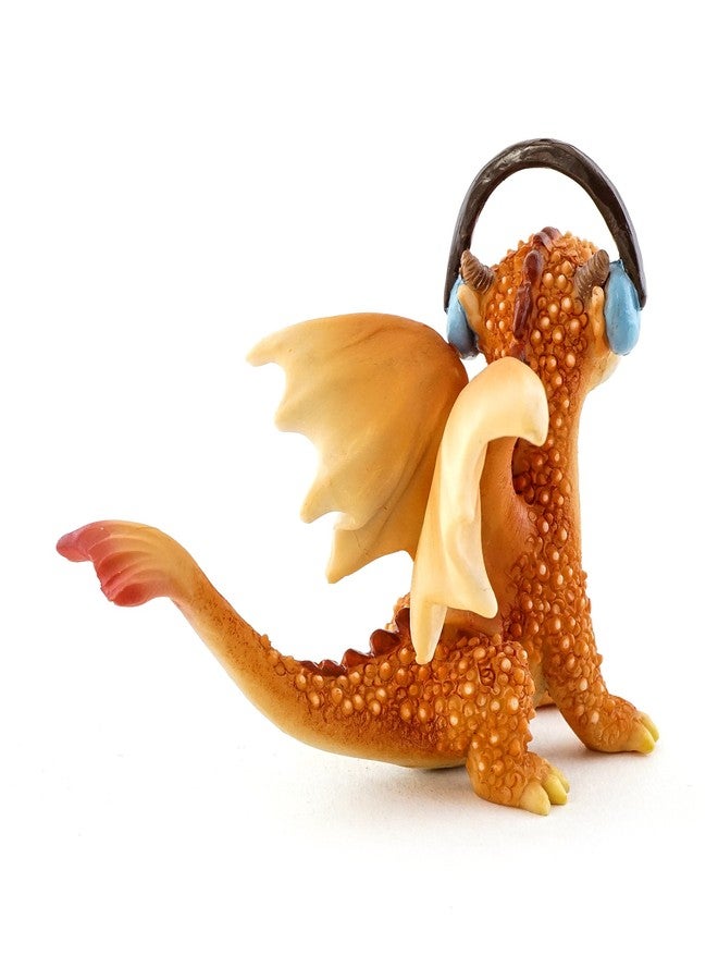 Top Collection Solar The Red Dragon - Mini Collectible Fantasy Figurine (Rocking Out) - Image 3