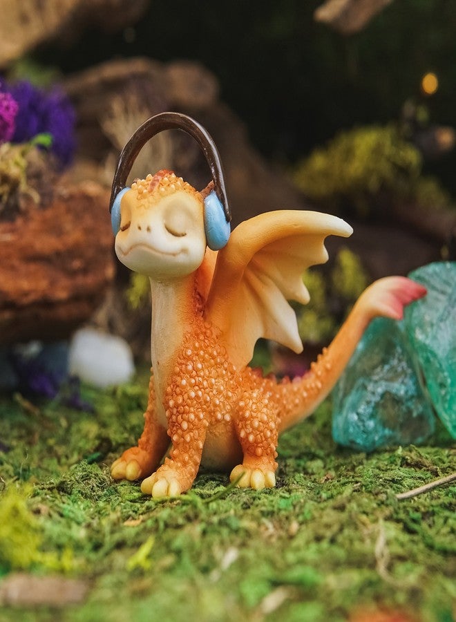 Top Collection Solar The Red Dragon - Mini Collectible Fantasy Figurine (Rocking Out) - Image 5