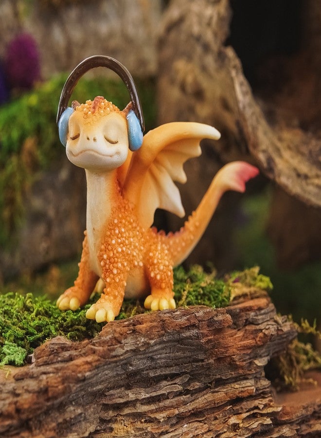 Top Collection Solar The Red Dragon - Mini Collectible Fantasy Figurine (Rocking Out) - Image 4