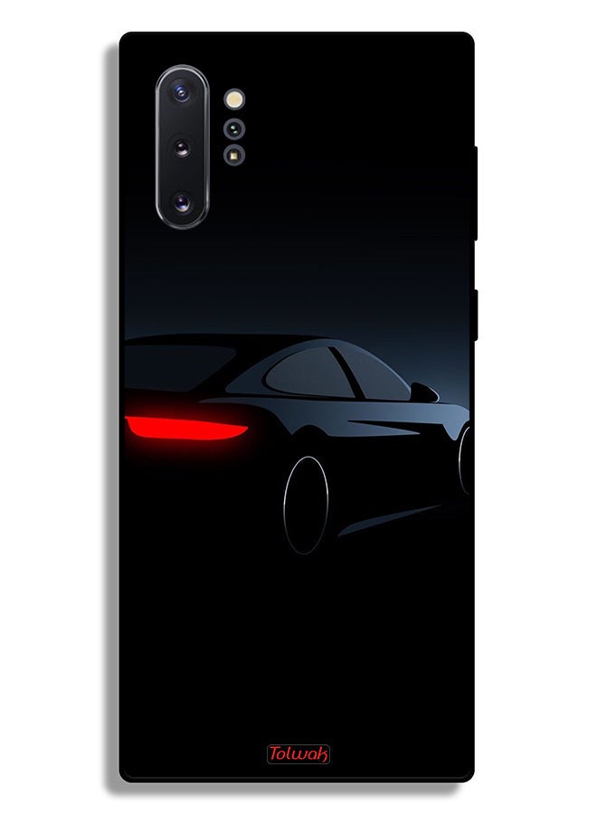 Tolwak Samsung Galaxy Note 10 Plus 4G Protective Case Cover Dark Car - Image 2