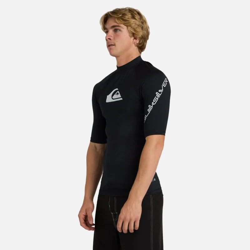 كويك سيلفر All Time Short Sleeve Rash Vest - Men