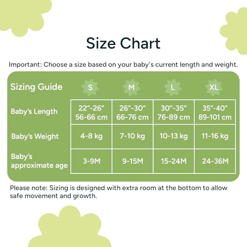 NINTARABABY 0.5 TOG Sleep Sack - Premium Organic Cotton, Lightweight Wearable Blanket for Newborns, Infants & Toddlers (15-24 Months), Unisex Baby Sleeping Bag, Gifts for Babies - Image 3