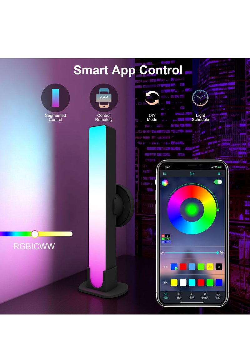 SYOSI أشرطة إضاءة LED ذكية، مصابيح RGB مع أوضاع مشهد متعددة ووضع مزامنة الموسيقى، إضاءة خلفية LED للتلفزيون، إضاءة محيطة متوافقة مع Alexa ومساعد Google  - Image 4