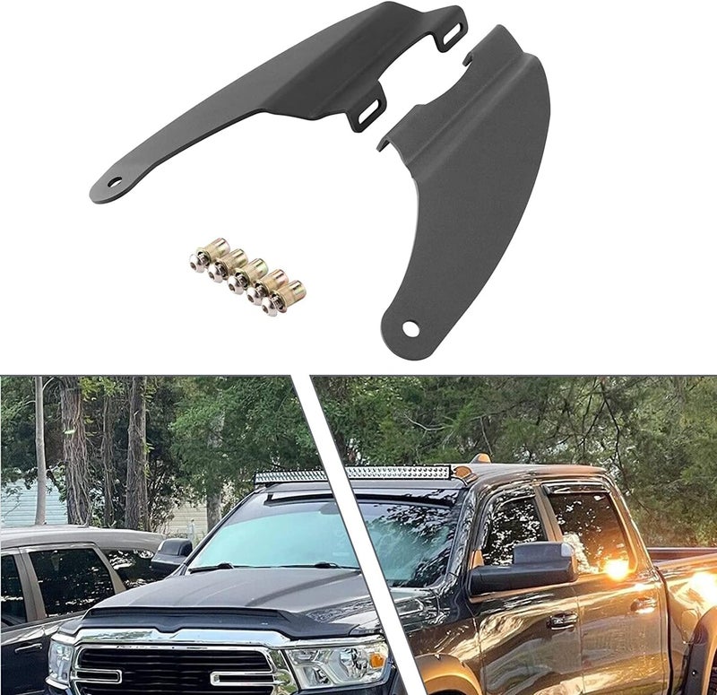 Dasen Upper Roof Mounting Brackets Kit for 52 Inch Curved Light Bar - Compatible with Dodge Ram 1500 2500 3500 - Image 1