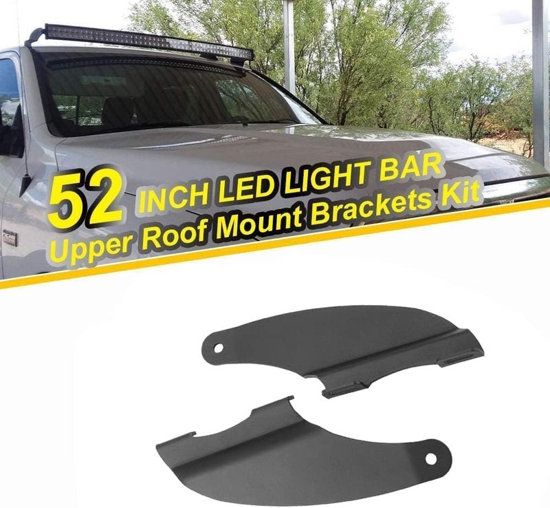 Dasen Upper Roof Mounting Brackets Kit for 52 Inch Curved Light Bar - Compatible with Dodge Ram 1500 2500 3500 - Image 5