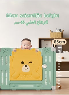 Kids Playpen with New Safe Gate Design,Baby Play Mat,60 Ocean Balls,Firm Suction Cups and Structure,Indoor Play Game Fence 150*180cm - pzsku/Z8B1338C857C1B54DFDE7Z/45/_/1733726674/5efa074b-a2d1-4850-88d2-72be209dcbba