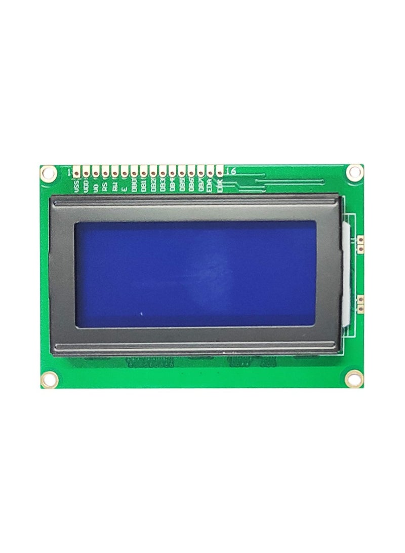 LCD 1604 16×4 Blue Backlight Character Display Module – compatible with Arduino, ESP, Raspberry Pi - Image 1