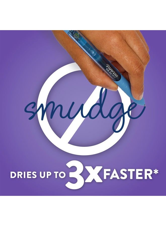 Paper Mate InkJoy Gel Pen, Fine Point, Pure Blue, Box of 12 - Image 3