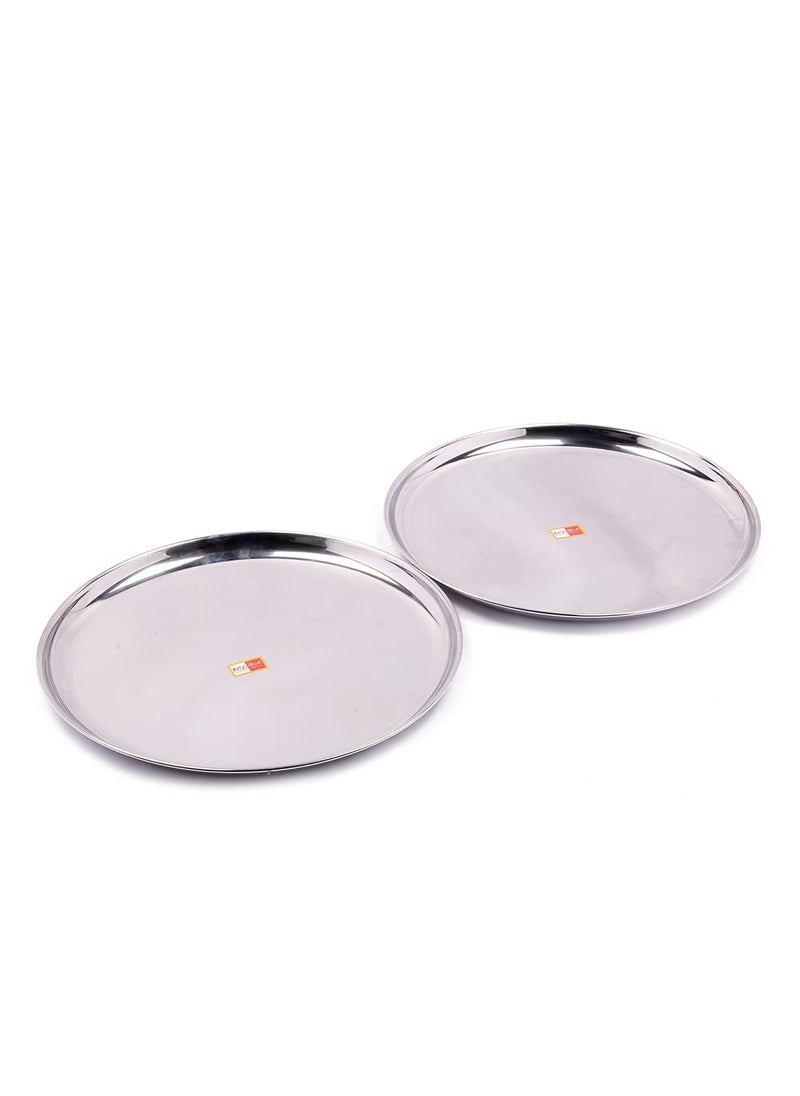 KCL KCL Stainless Steel Heavy Gauge Dinner Plate Set - Set of 2  - Image 1