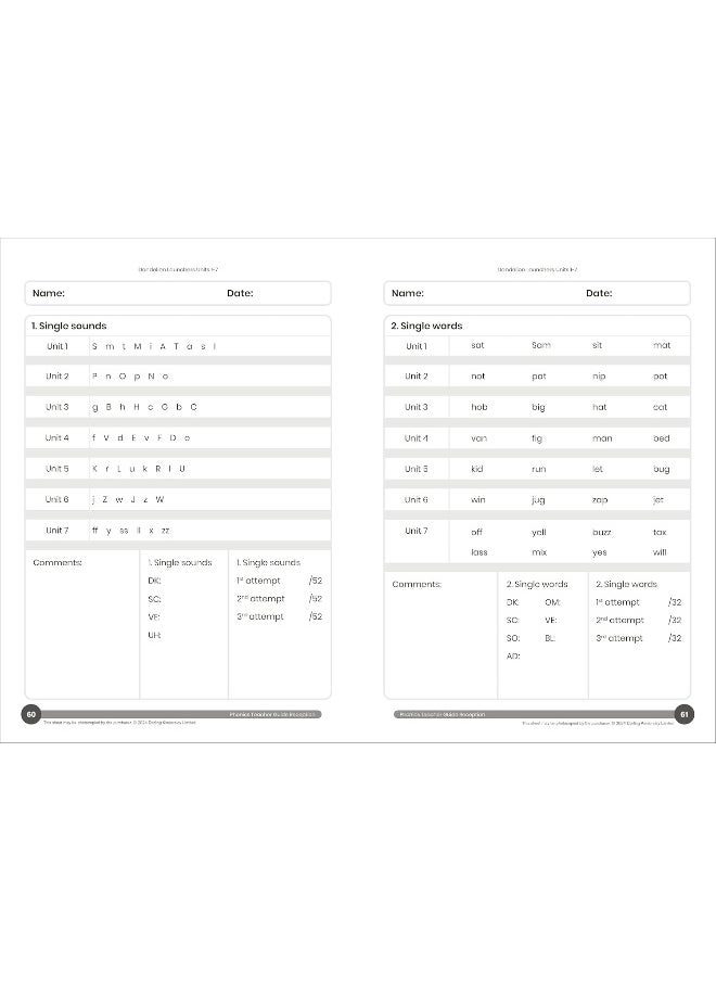 null - Phonics Teacher Guide Reception: The Foundations of Phonics, Engaging Activity Ideas, Lesson Plans, Progress Tracking and Assessment - Image 1