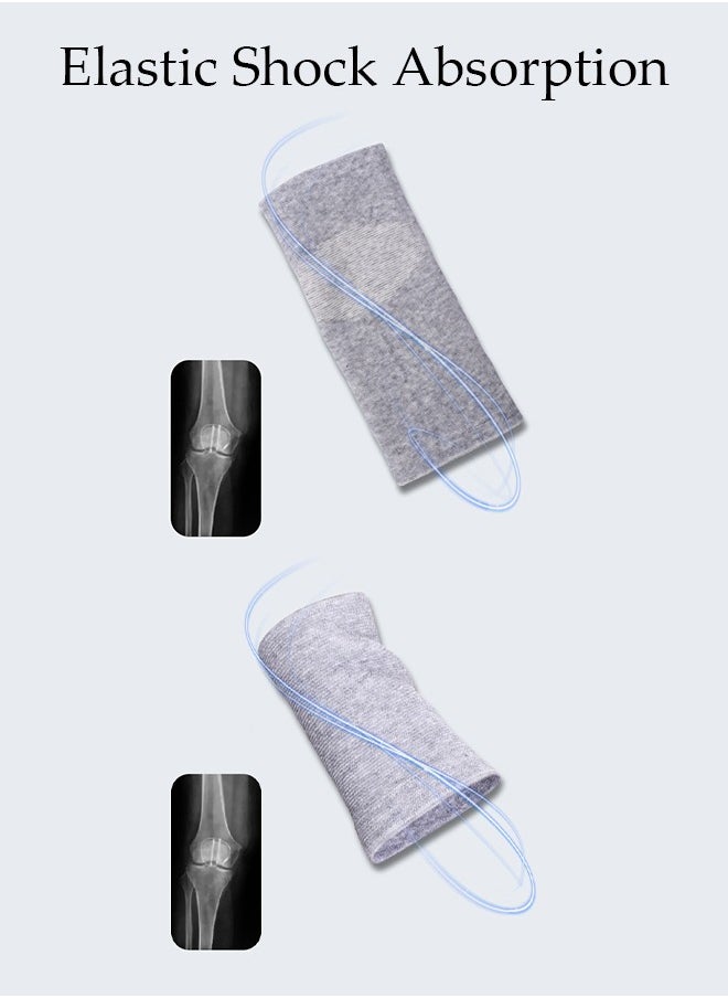 DUNISO Elbow Brace and Wrist Brace for Weightlifting Elastic Elbow Support & Compression Power lifting Fitness Cross Training & Gym Workout Flexible Sweat Absorbing Elbow Wrist Straps  - Image 5