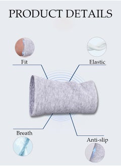 DUNISO Elbow Brace and Wrist Brace for Weightlifting Elastic Elbow Support & Compression Power lifting Fitness Cross Training & Gym Workout Flexible Sweat Absorbing Elbow Wrist Straps  - Image 2