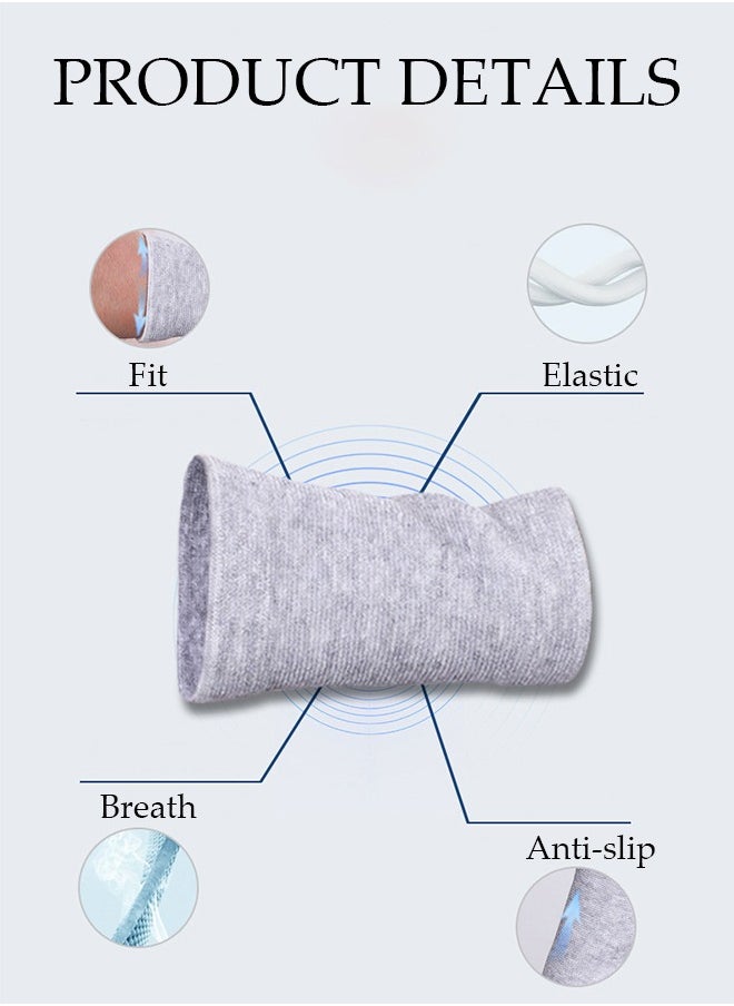 DUNISO Elbow Brace and Wrist Brace for Weightlifting Elastic Elbow Support & Compression Power lifting Fitness Cross Training & Gym Workout Flexible Sweat Absorbing Elbow Wrist Straps  - Image 2