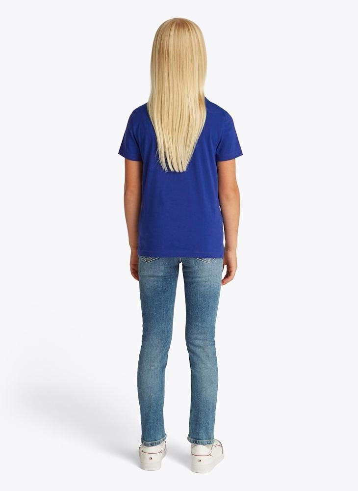 TOMMY HILFIGER - Kids Logo Crew Neck T-Shirt - Image 1