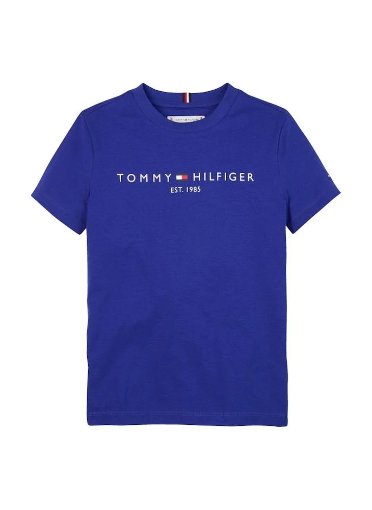 TOMMY HILFIGER Kids Logo Crew Neck T-Shirt