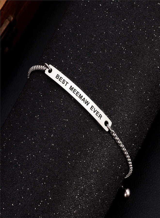 SOUSYOKYO Meemaw Bracelet Jewelry - Best Meemaw Ever - Love Mothers Day Birthday Gift Ideas - Image 5