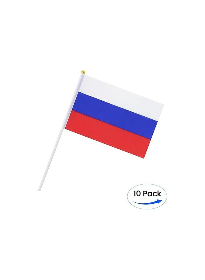 Generic Set of 10 Hand-Held Mini Country Flags - Perfect for Parades - Festivals and Party Decorations - Party Favors and Event Supplies  - Image 4