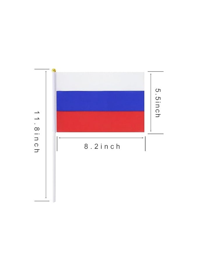 Generic Set of 10 Hand-Held Mini Country Flags - Perfect for Parades - Festivals and Party Decorations - Party Favors and Event Supplies  - Image 3