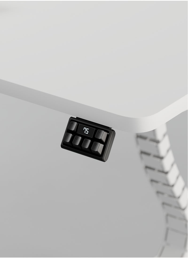 AFTERWORK - Neo Max Series Electric Height Adjustable Standing Desk Gaming Table | 120x70 cm | White Frame & Table Top | Advanced Control | Dual Motor | Ergonomic Design - Image 1