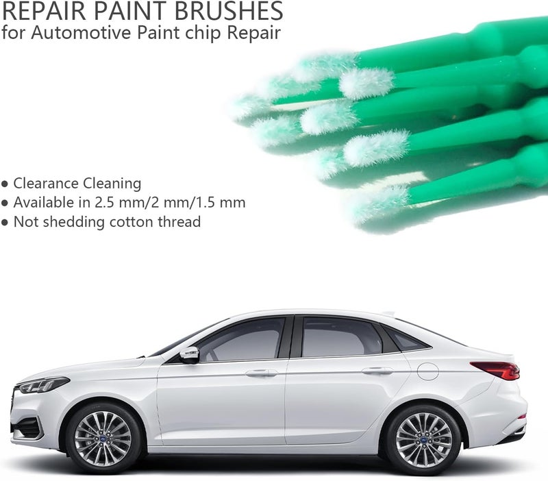 ICSTM Touch Up Paint Brushes for Automotive Paint Chip Repair,400 Pcs Repair Paint Brushes for Car Paint Repair,Clearance Cleaning, Available in 2.5mm,2.0mm and 1.5mm (400, Multiple Colors) - Image 3