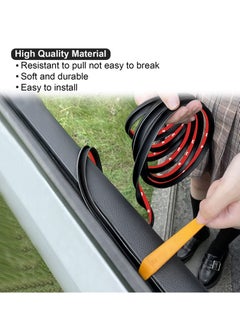 SYOSI Auto Window Sealing Strip, 3.6m/11.8ft Auto Glass Adhesive Strip, V-Window Seal Universal Self Adhesive Suitable for Windproof, Vibration Abnormal Noise, Noise Reduction  - Image 2
