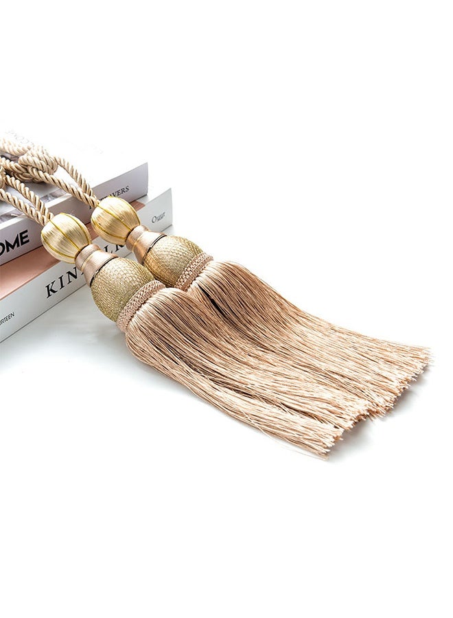 Tassel and ball-shaped curtain ties 1 pair - Image 3
