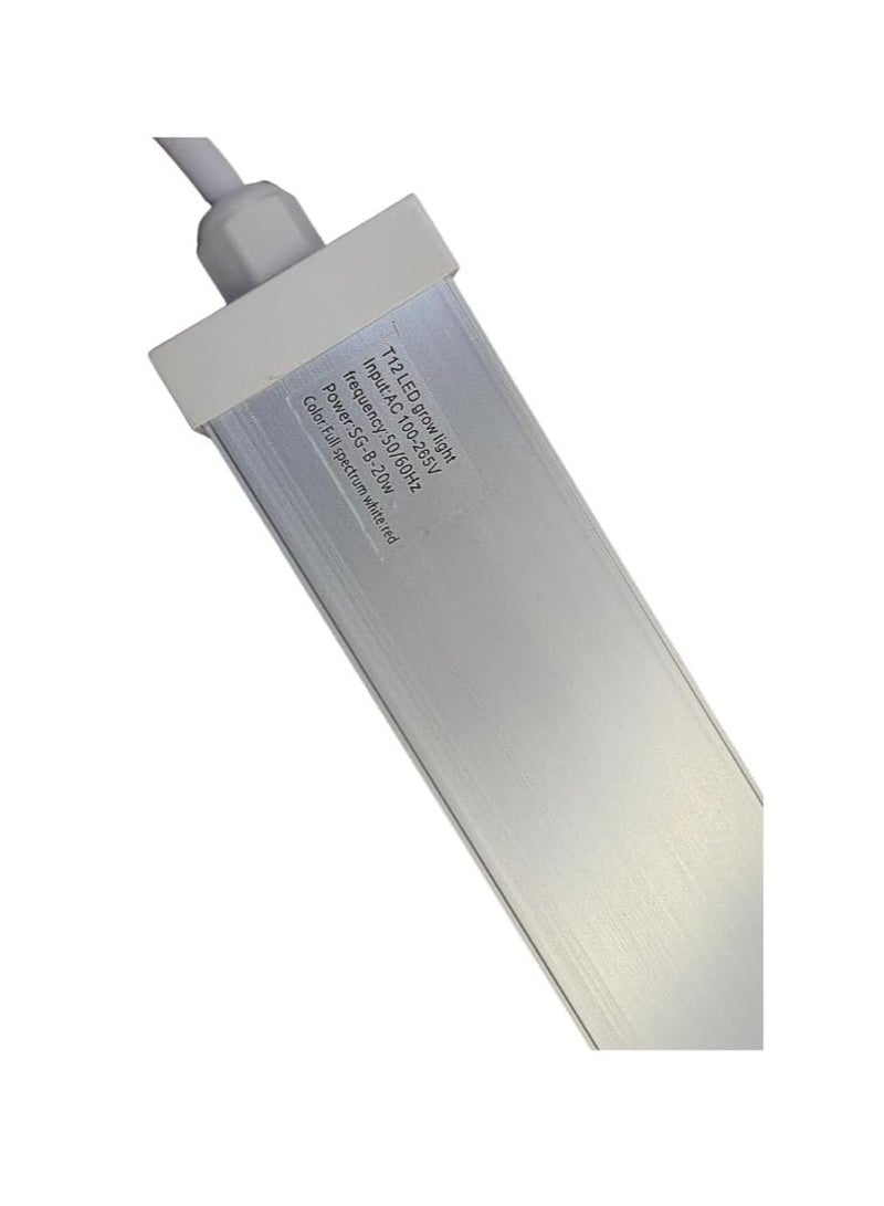 Generic T12 LED Grow Light 20W Full Spectrum, IP65 Waterproof, 600mm, 156 LEDs, Ideal for Strawberries & Fruity Crops  - Image 3