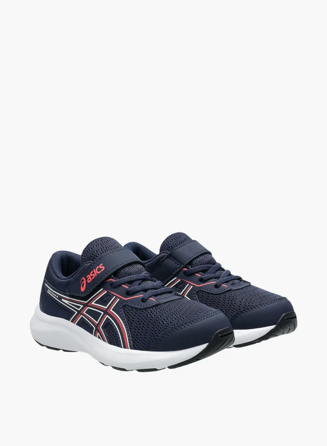 اسيكس Boys' CONTEND 9 PS Sports Shoes with Hook and Loop Closure - 1014A338-407
