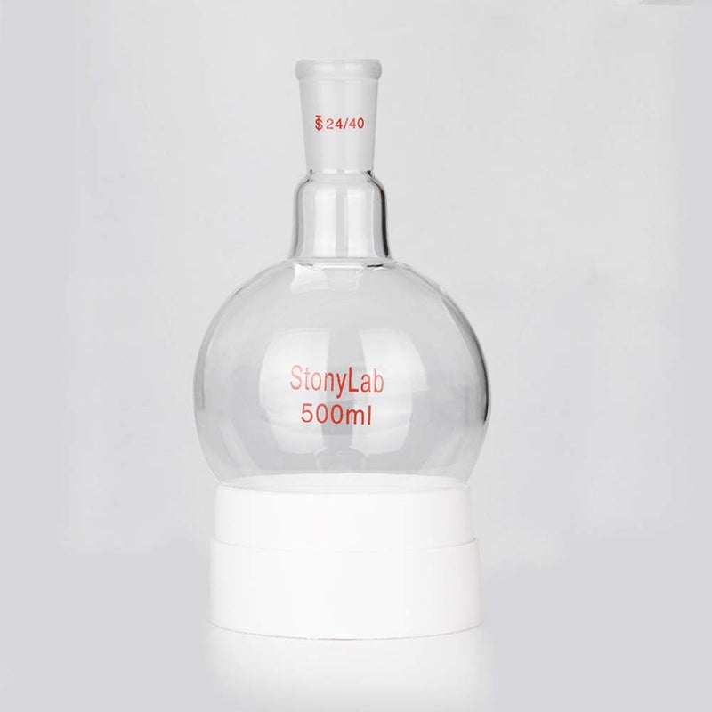 stonylab Plastic Flask Stand, Stackable Polypropylene Round Bottom Flask Stand Flask Holder for Round Bottom Flasks up to 5L - 90 mm - Image 5