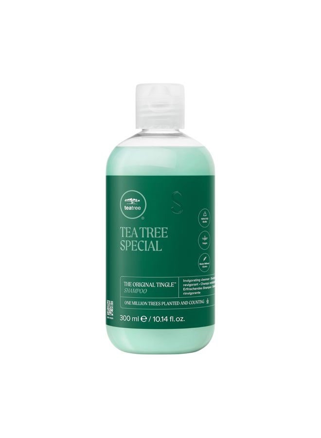 Tea Tree شامبو شجرة الشاي الخاص، ينظف بعمق، وينعش فروة الرأس، لجميع أنواع الشعر، وخاصة الشعر الدهني، 10.14 أونصة سائلة. - Image 1