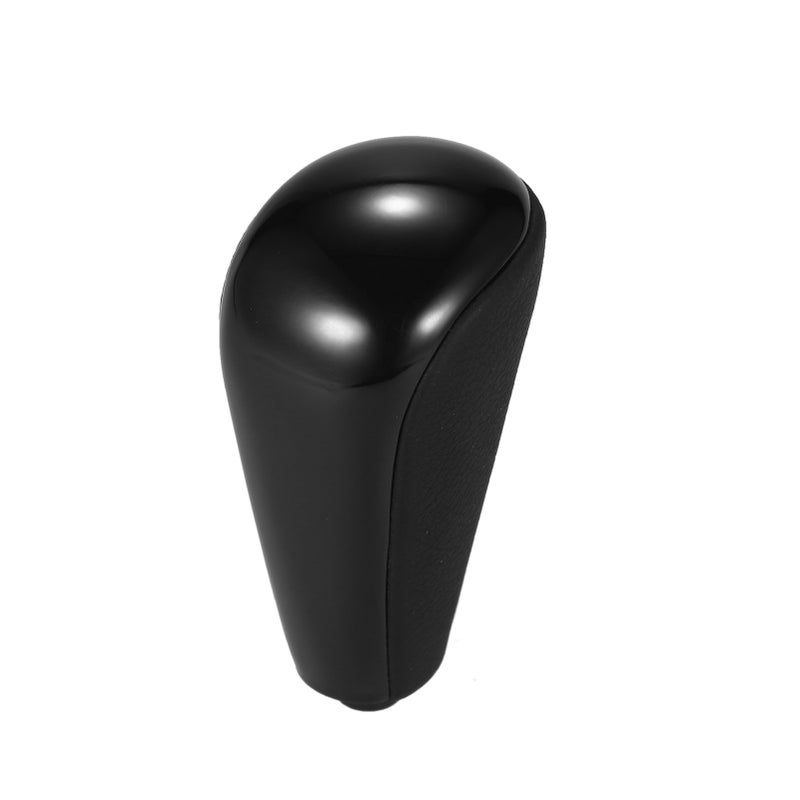 Automatic Shift Knob: Black PU Leather & Plastic - Wear-Resistant Comfortable Gear Shifter for Toyota Prado 120 Land Cruiser FJ150 FJ120 LC120 2003-2009 - Image 1