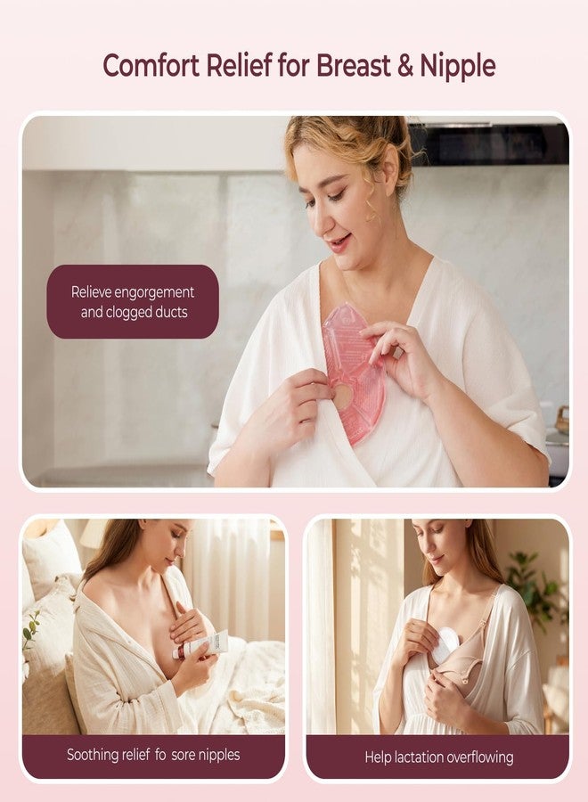 Momcozy 73pc Postpartum Essentials Kit, Initiate breastfeeding for New Moms, Hospital Bag Must Haves with Nursing Pads, Hot & Cold Breast Pads, Nipple Cream, Colostrum Collectors and Milk Storage Bags - Image 3