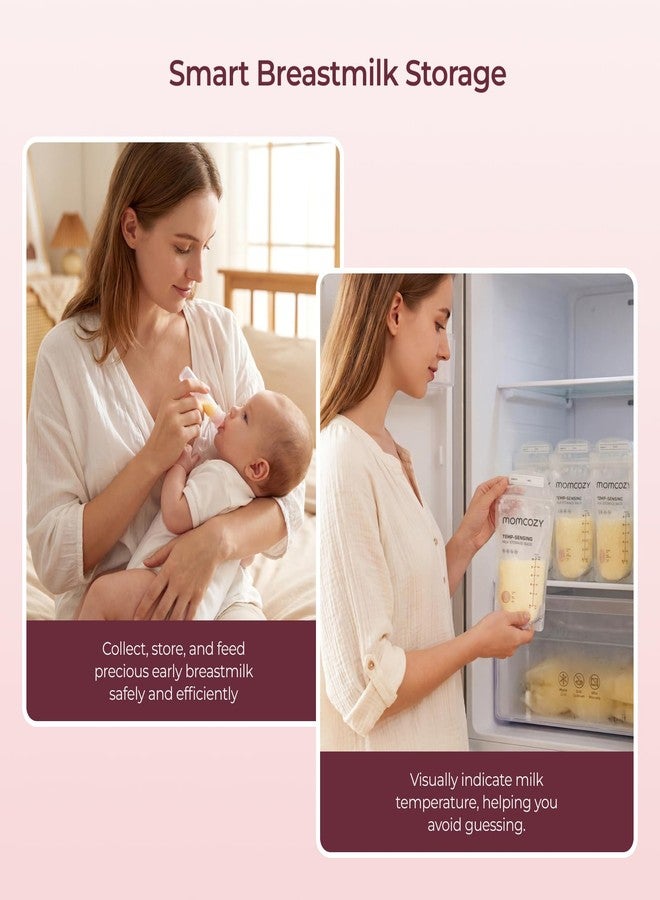 Momcozy 73pc Postpartum Essentials Kit, Initiate breastfeeding for New Moms, Hospital Bag Must Haves with Nursing Pads, Hot & Cold Breast Pads, Nipple Cream, Colostrum Collectors and Milk Storage Bags - Image 4