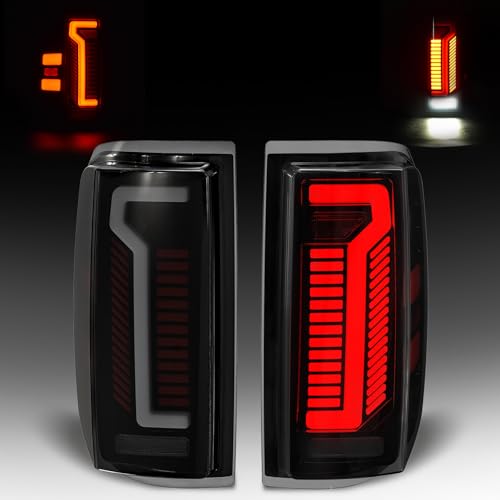 OKSIWA Sequential LED Tail Lights for Ford F-150 2004–2008,Unique Appearance,Animated Startup, Dynamic Turn Signals, Reverse & Brake Lights, Smoked Lens Rear Lights - Image 1