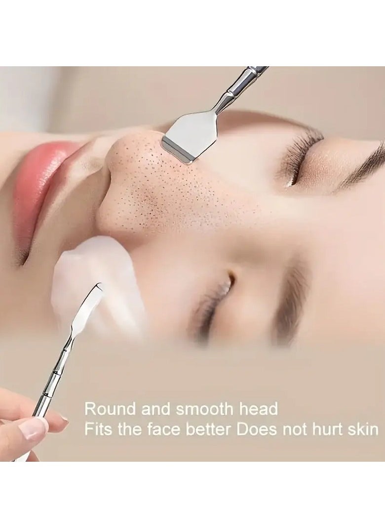 LANGMANNI A Stainless Steel Blackhead Cleaning Tool, Acne Remover And Blackhead Needle, Double-headed Blackhead Scraper, Facial Pore Cleaner, Used For Removing Blackheads, Exfoliating, Massaging And Cleaning, Acne Needle, Double-headed Blackhead Extractor, Multi-functional Tool.  - Image 3