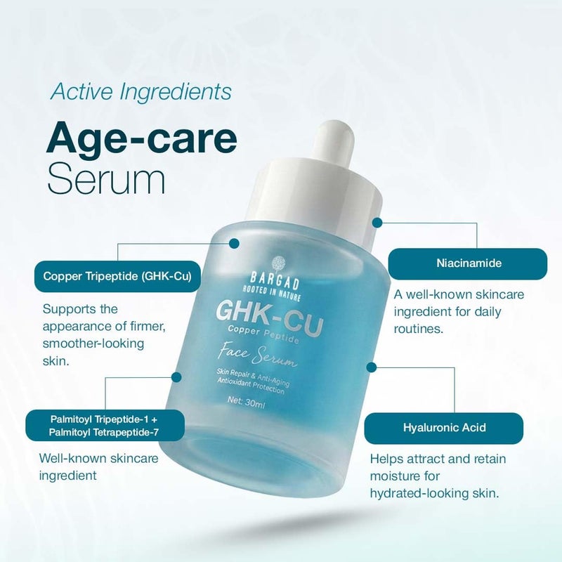 BARGAD GHK-Cu Peptide Serum for Face â€“ Copper Peptide with Niacinamide & Hyaluronic Acid Skincare Serum to Support Smooth, Healthy-Looking Skin â€“ Daily Use Formula - Image 5