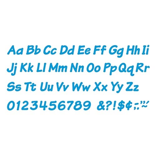 TREND enterprises, Inc. T-2702 Blue 4" Italic Combo Ready Letters - Image 2