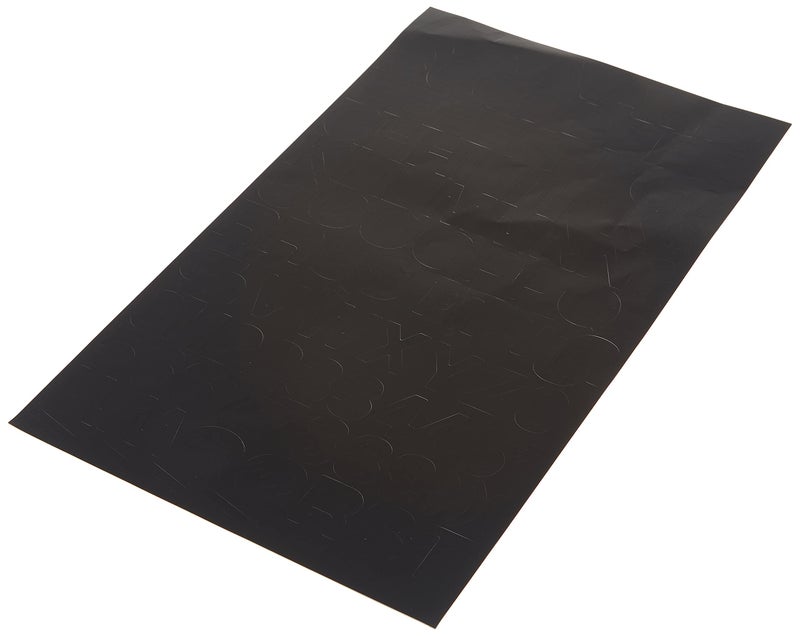 Headline Sign Stick-On Vinyl Letters and Numbers, Black, 1-Inch, Made in USA (31111) - Image 4