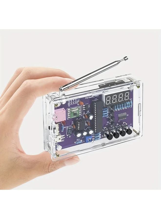 DIY FM Radio Kit 1 Set With Digital Display RDA5807S Module TDA2822 Amplifier 87 108MHz Tuner - Image 3