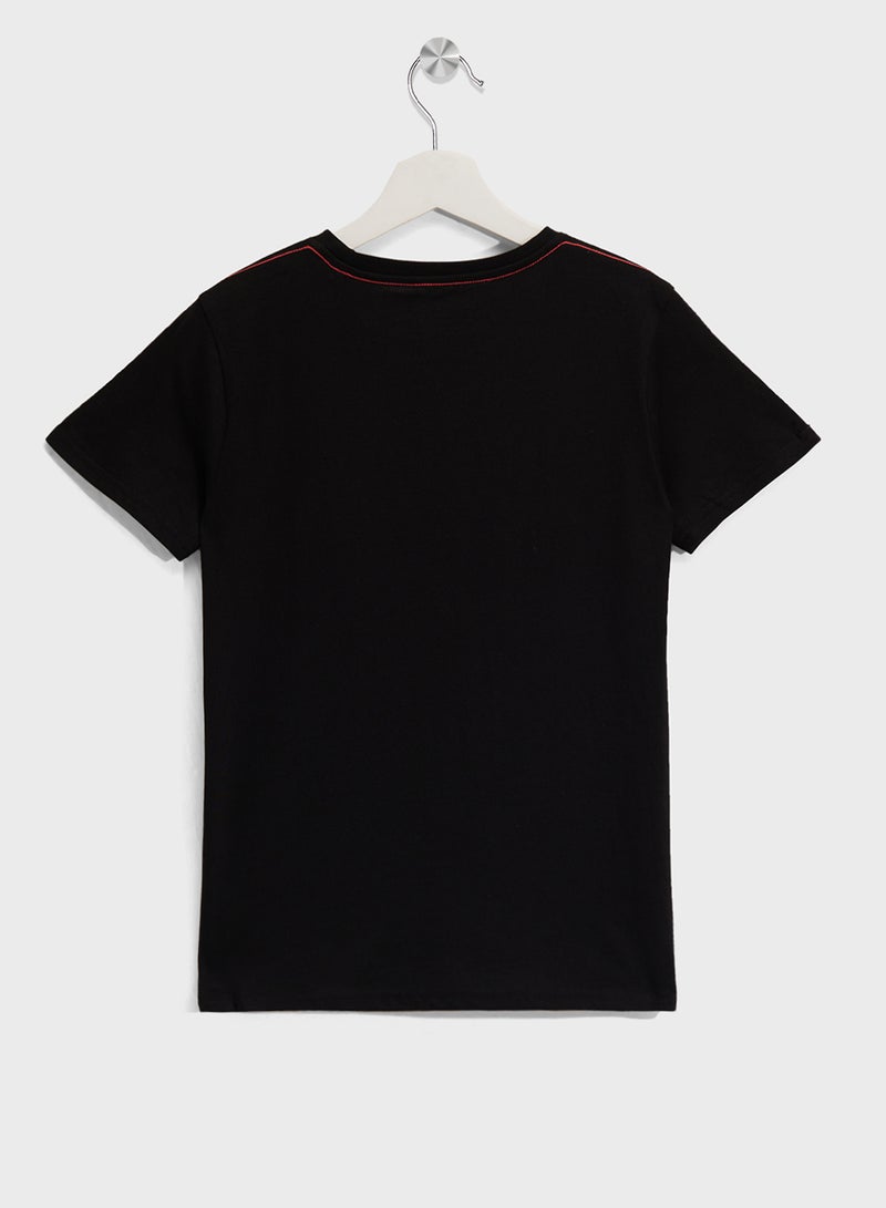 GUESS Youth Graphic Crew Neck T-Shirt - Image 2